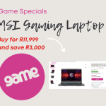 game store, special at game, specials at game, game specials and MSI Gaming laptop, MSI Gaming laptop special.