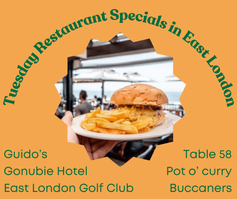 Tuesday Specials, Tuesday Restaurant Specials