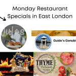Monday Restaurant Specials in East London