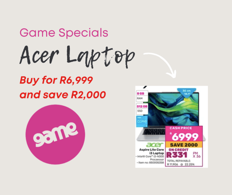 game store, special at game, specials at game, game specials and Acer Laptop Discount