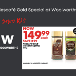 Nescafé Gold Special at Woolworths