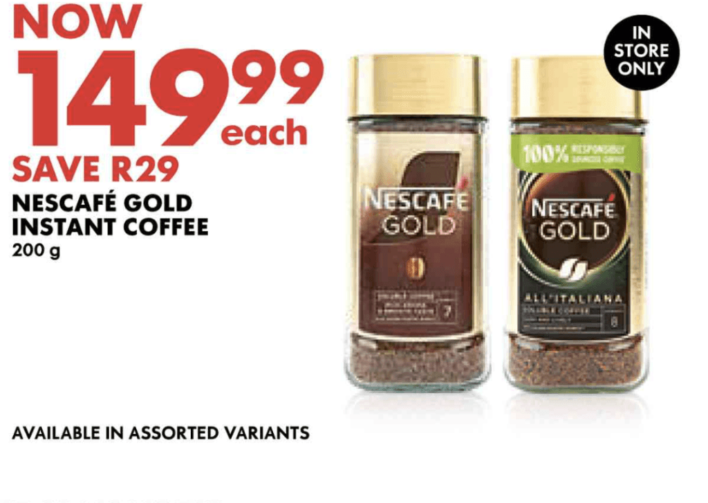 nescafe gold special