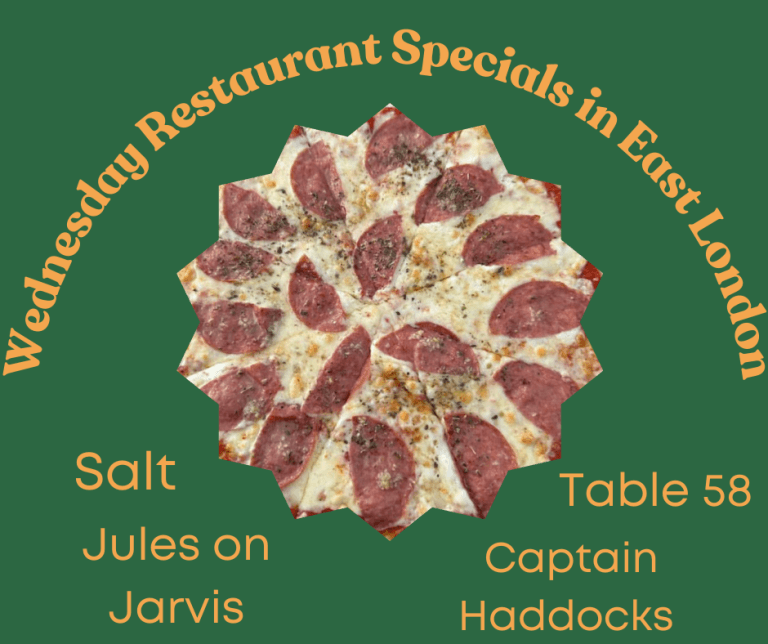 Wednesday specials, Wednesday restaurant specials, Specials on Wednesday