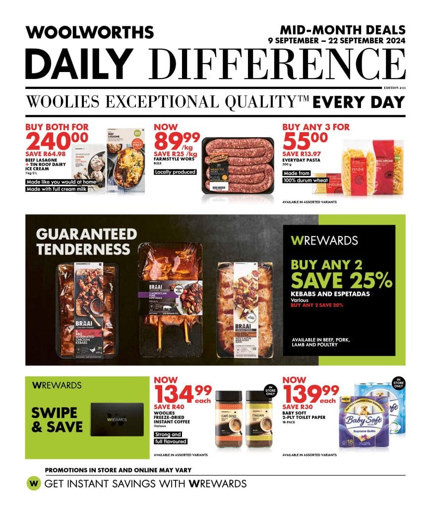 Woolworths catalogue, Woolworths catalogue online