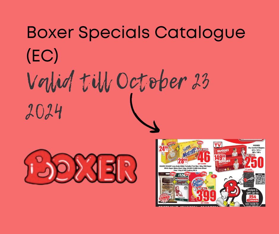 Boxer Specials Catalogue (EC)