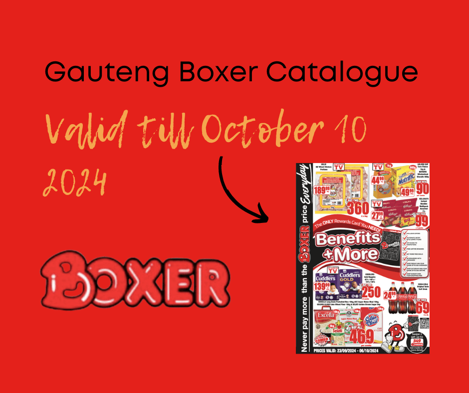 Boxer Specials for This Week