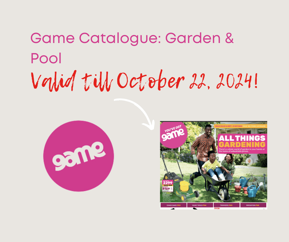 Latest game catalogue: Garden and Pools