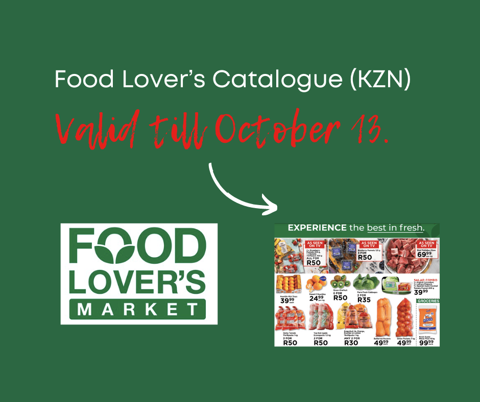latest Food Lovers Market Catalogue KZN