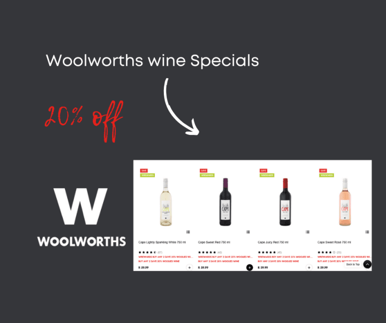 latest woolworths wine specials