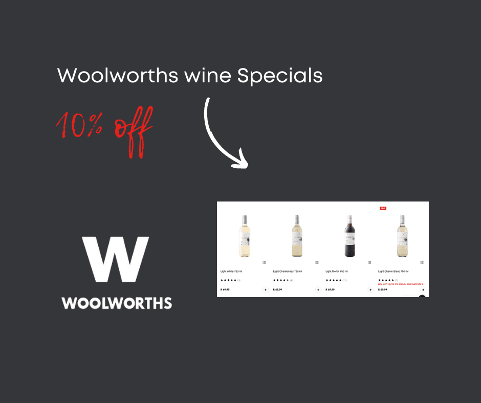 Woolworths wine specials