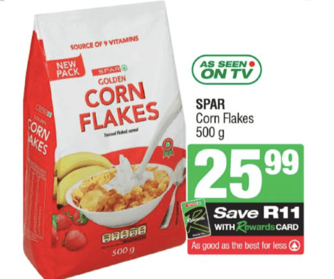 Cornflakes Spar Specials