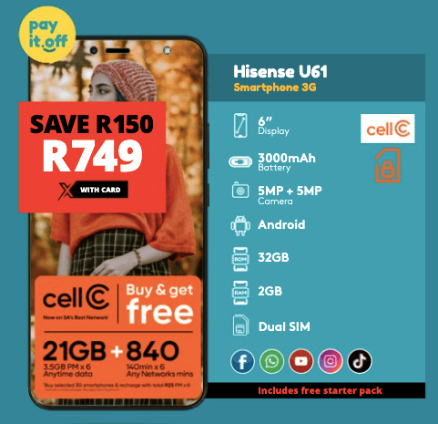 Hisense Checkers Cell Phones Specials