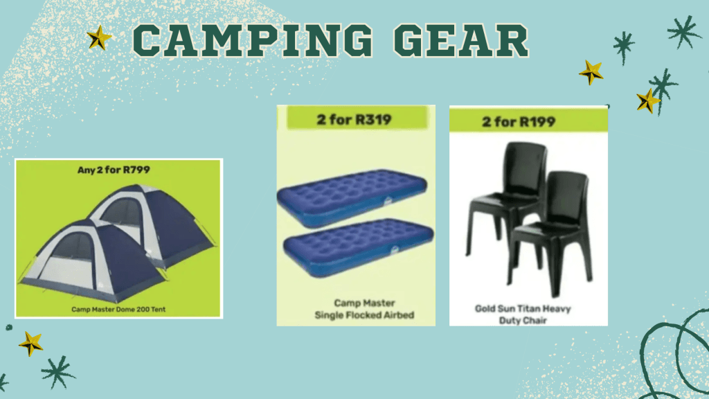 Camping Gear on Sale 