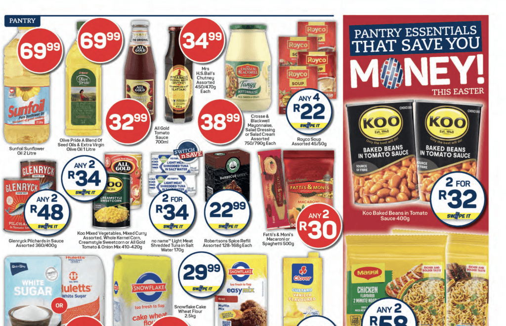 pick n pay store specials