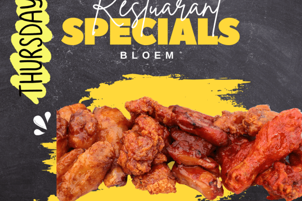 Thursday specials Bloemfontein