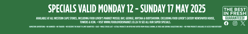 Food Lover’s Market Cape Town Specials