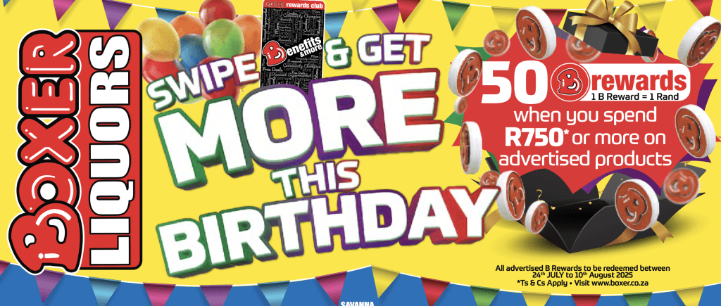 Boxer Liquor Special for This Week