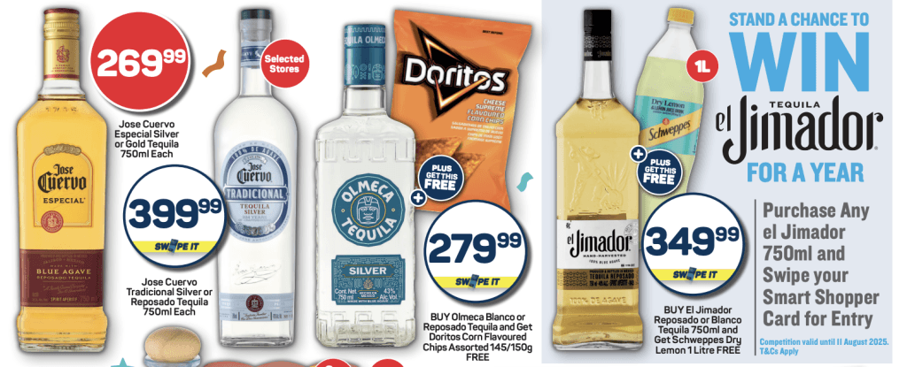 Pick n Pay Liquor Tequila Specials