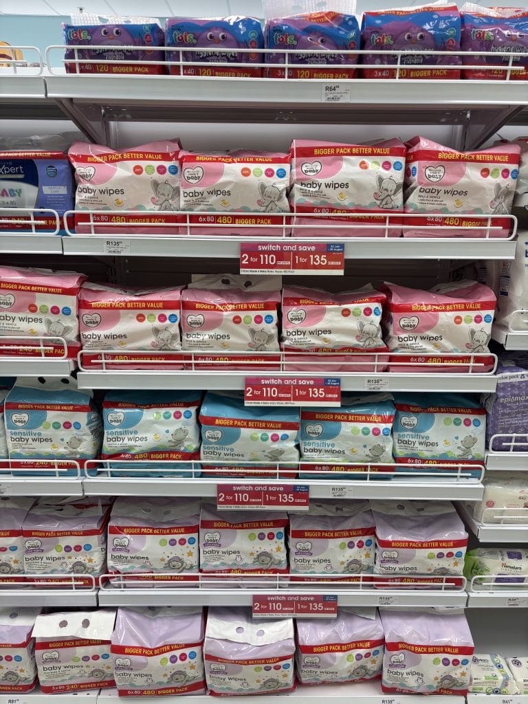 baby wipe specials at clicks