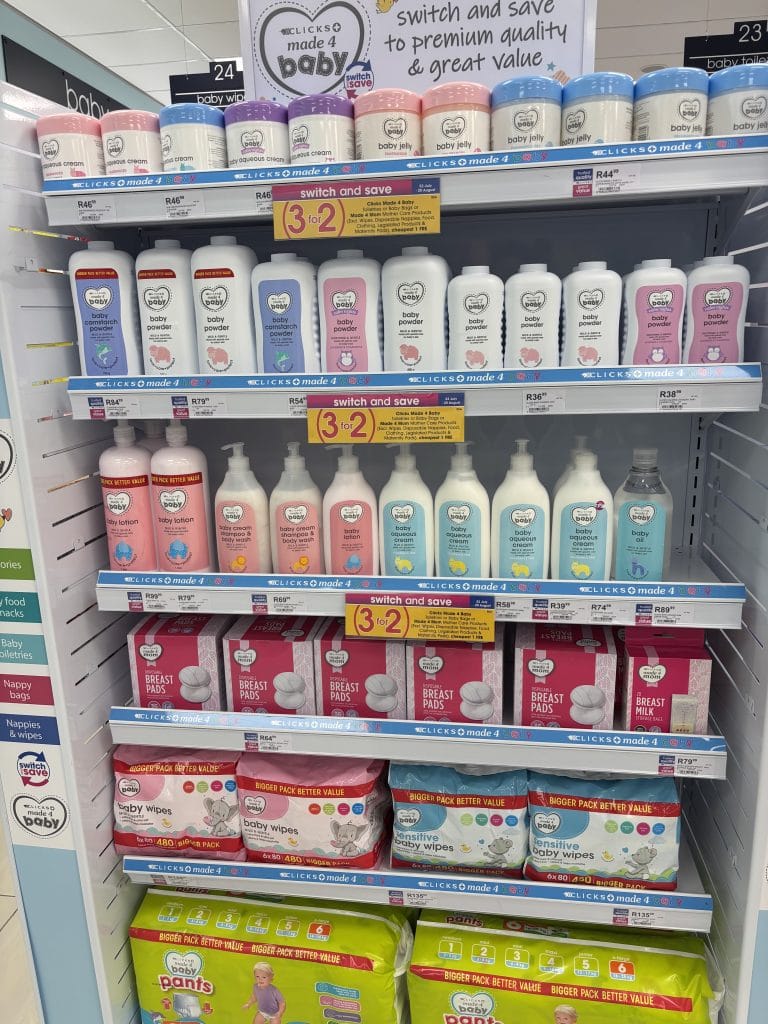 clicks specials, baby specials 